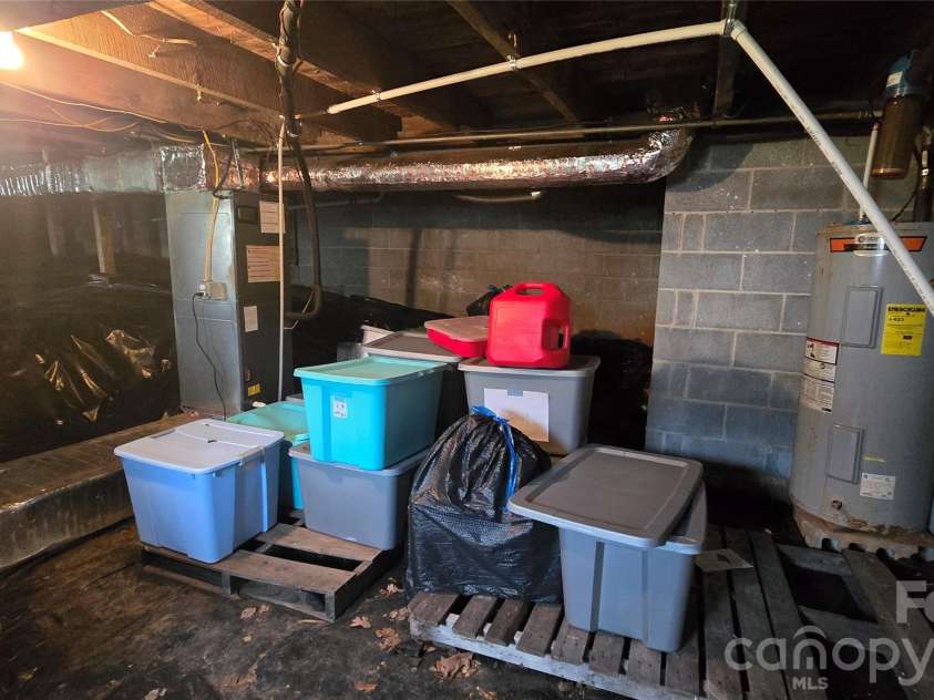 248 Mill Hill Court, Stony Point, NC 28678.  MLS# CAR4425335, YatesRealty ID 51933. Cellar provides extra storage