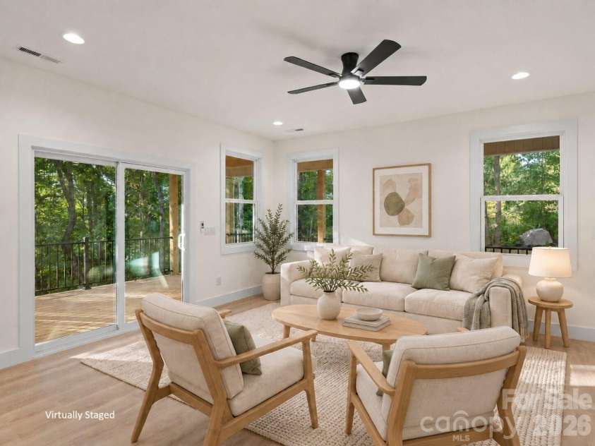 160 Blossom Ridge, Leicester, NC 28748.  MLS# CAR4425456, YatesRealty ID 51942. Virtually Staged