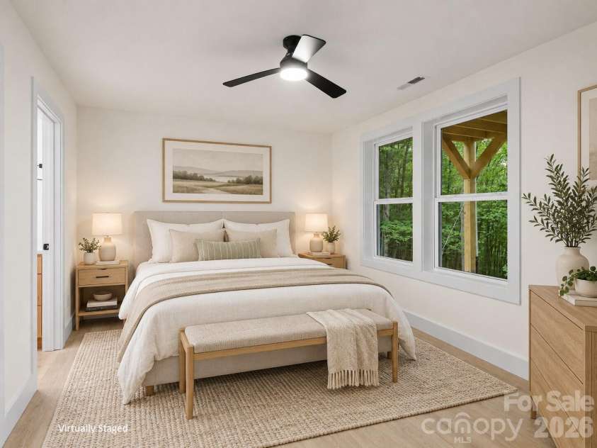 160 Blossom Ridge, Leicester, NC 28748.  MLS# CAR4425456, YatesRealty ID 51942. Virtually Staged