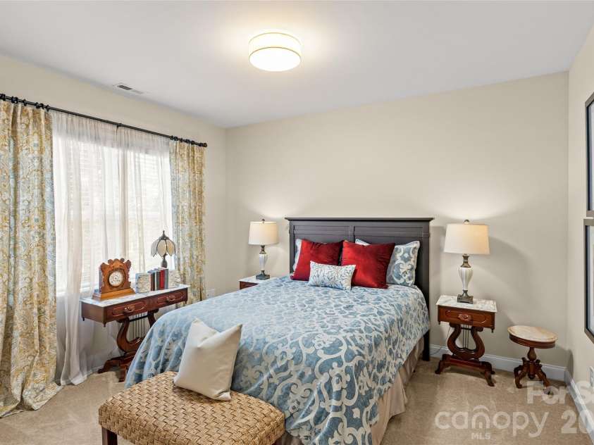 4131 Stacy Boulevard, Charlotte, NC 28209.  MLS# CAR4354050, YatesRealty ID 5195. Lower Level Bedroom
