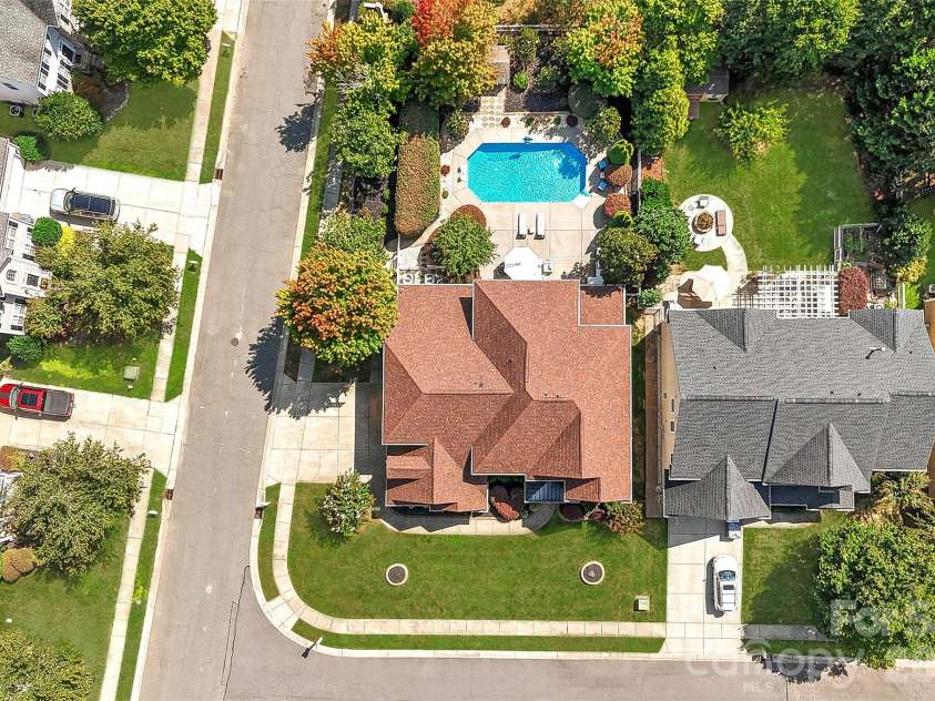 2101 Trading Ford Drive, Waxhaw, NC 28173.  MLS# CAR4424667, YatesRealty ID 51955. Aerial View