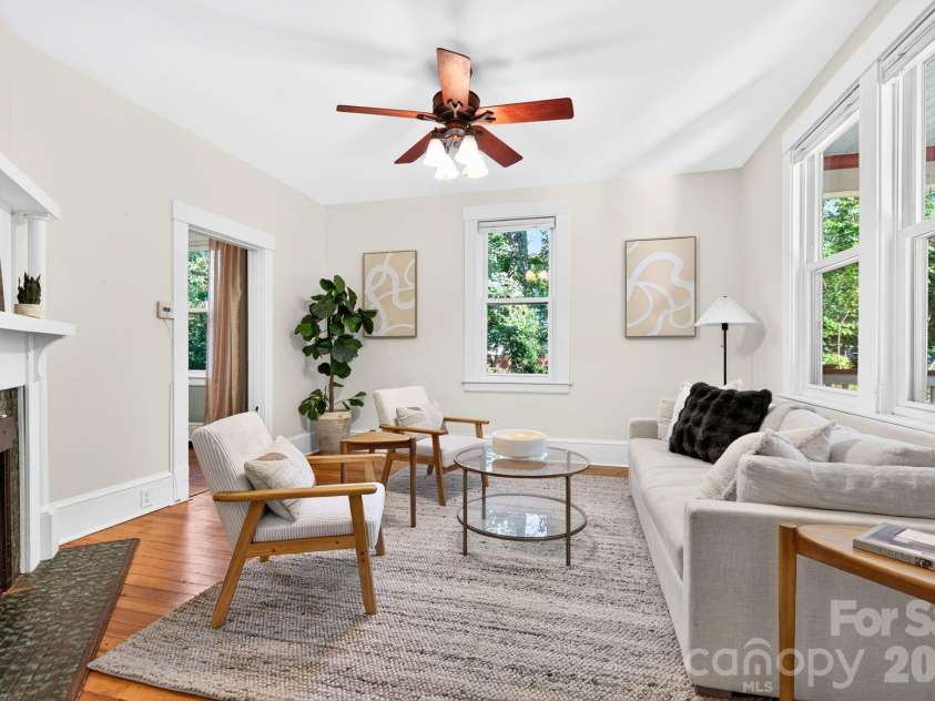 16 West Street, Asheville, NC 28801.  MLS# CAR4423666, YatesRealty ID 51960. Bright Windows