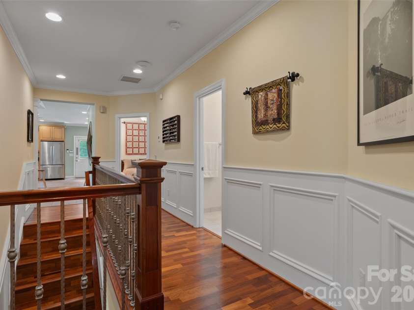 174 Marina Cove, Waynesville, NC 28785.  MLS# CAR4425258, YatesRealty ID 51963. Beautiful interior millwork and hardwood flooring continue throughout the main level.