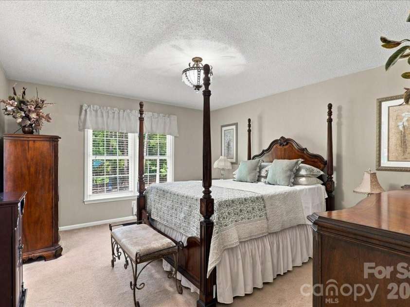 95 Scalybark Trail, Concord, NC 28027.  MLS# CAR4422844, YatesRealty ID 51966. Primary bedroom