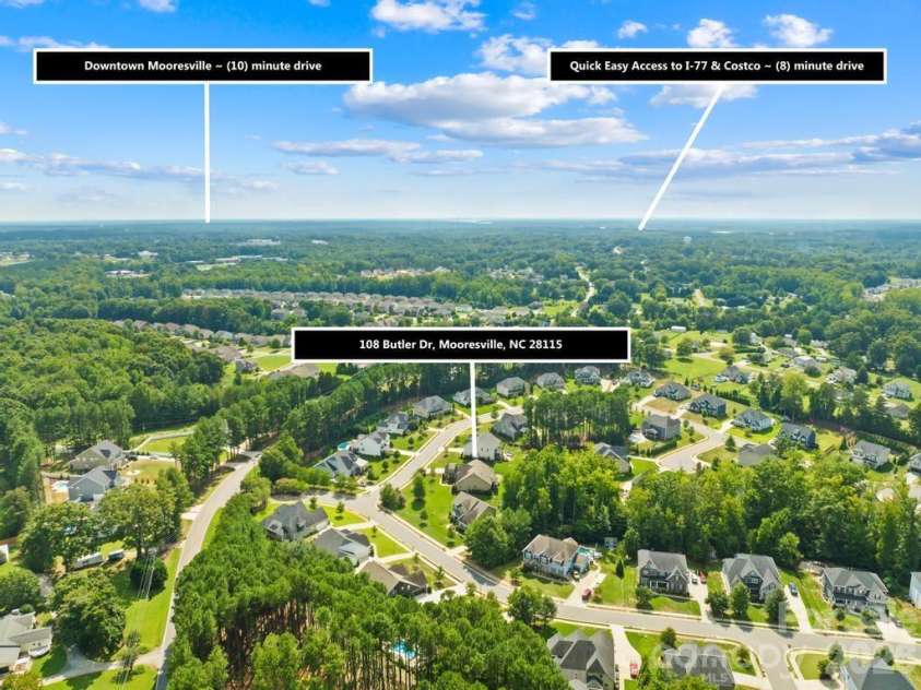 108 Butler Drive, Mooresville, NC 28115.  MLS# CAR4422638, YatesRealty ID 51969. 