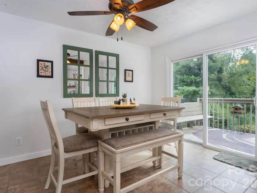 124 Oak Hill Road, Candler, NC 28715.  MLS# CAR4346369, YatesRealty ID 5197. Dining Room