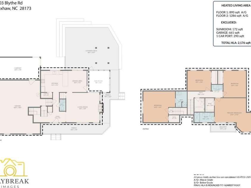 2703 Blythe Road, Waxhaw, NC 28173.  MLS# CAR4420238, YatesRealty ID 51970. Floor Plan