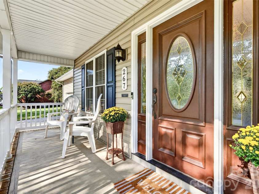 267 Carrington Lane, Salisbury, NC 28146.  MLS# CAR4421165, YatesRealty ID 51971. Front porch