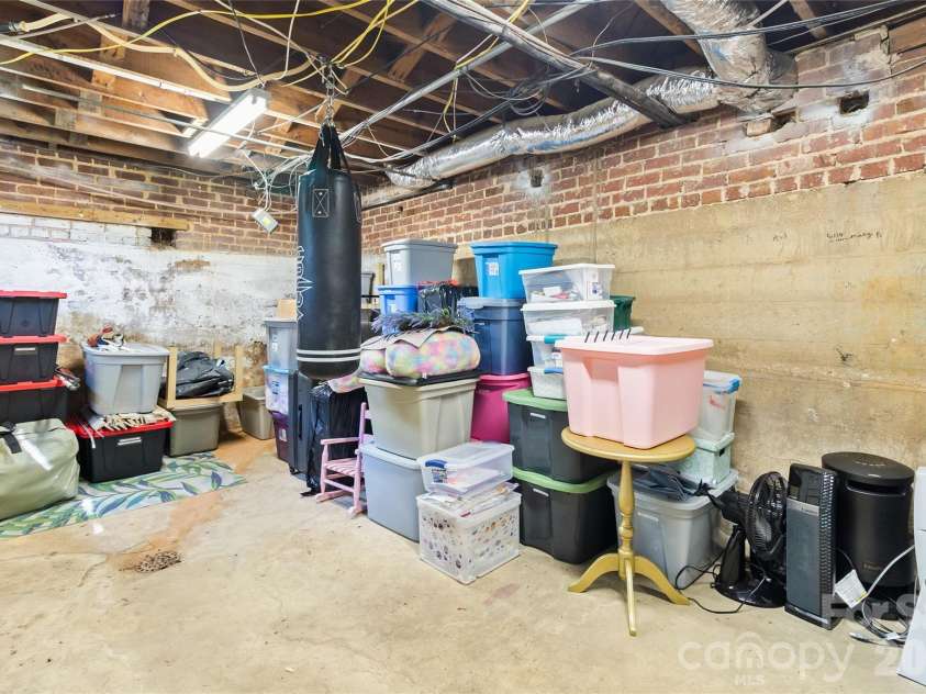 2510 Shelton Avenue, Statesville, NC 28677.  MLS# CAR4424751, YatesRealty ID 51995. Unfinished basement