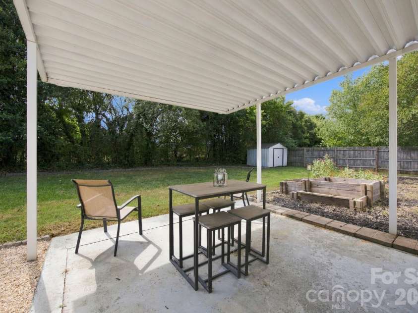 208 Faile Street, Fort Mill, SC 29715.  MLS# CAR4424368, YatesRealty ID 52003. Covered Patio