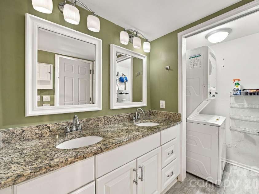 208 Faile Street, Fort Mill, SC 29715.  MLS# CAR4424368, YatesRealty ID 52003. Primary Bathroom with Laundry Closet