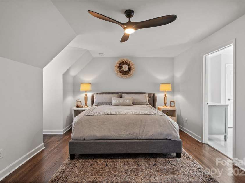 8503 Foxbridge Drive, Matthews, NC 28104.  MLS# CAR4179020, YatesRealty ID 5201. Cozy primary suite with beautiful views.
