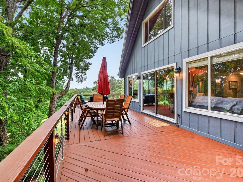 196 Fern Loop, Lake Lure, NC 28746.  MLS# CAR4425558, YatesRealty ID 52036. Deck