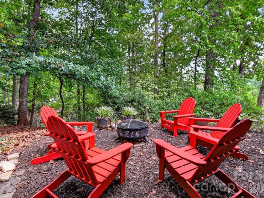 196 Fern Loop, Lake Lure, NC 28746.  MLS# CAR4425558, YatesRealty ID 52036. Sit by the outdoor firepit