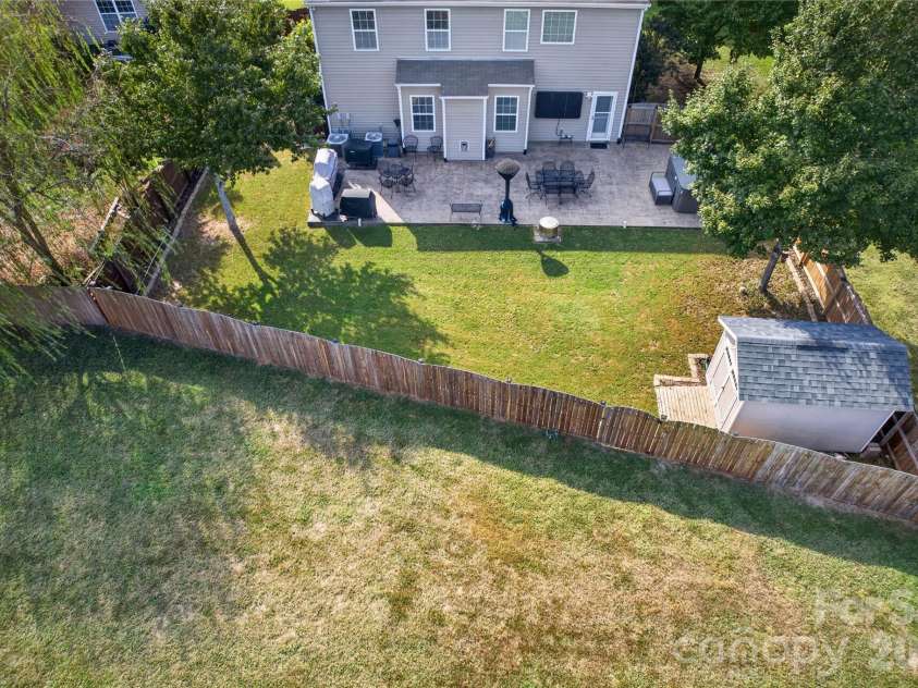 507 Fair Oaks Drive, Fort Mill, SC 29708.  MLS# CAR4423994, YatesRealty ID 52040. Private Backyard
