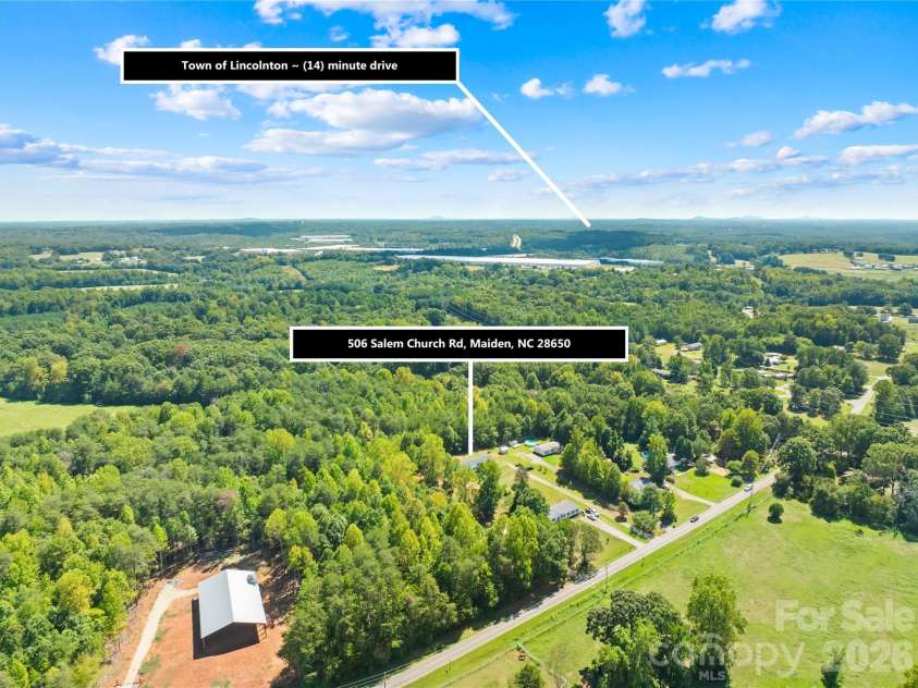 506 Salem Church Road, Maiden, NC 28650.  MLS# CAR4426455, YatesRealty ID 52060. 
