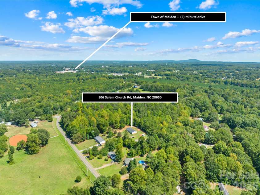 506 Salem Church Road, Maiden, NC 28650.  MLS# CAR4426455, YatesRealty ID 52060. 