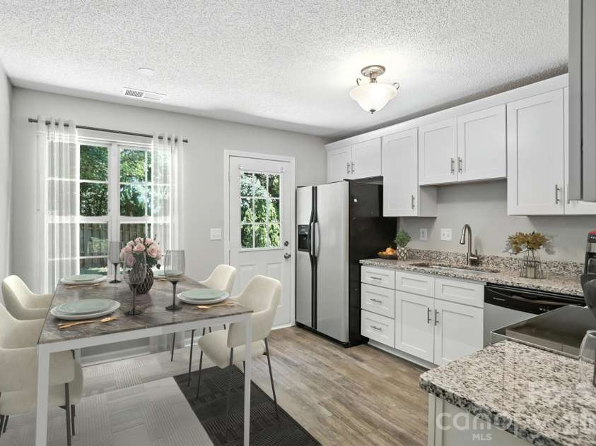 14658 Laura Michelle Road, Huntersville, NC 28078.  MLS# CAR4426228, YatesRealty ID 52071. Kitchen/Dining - Virtually Staged