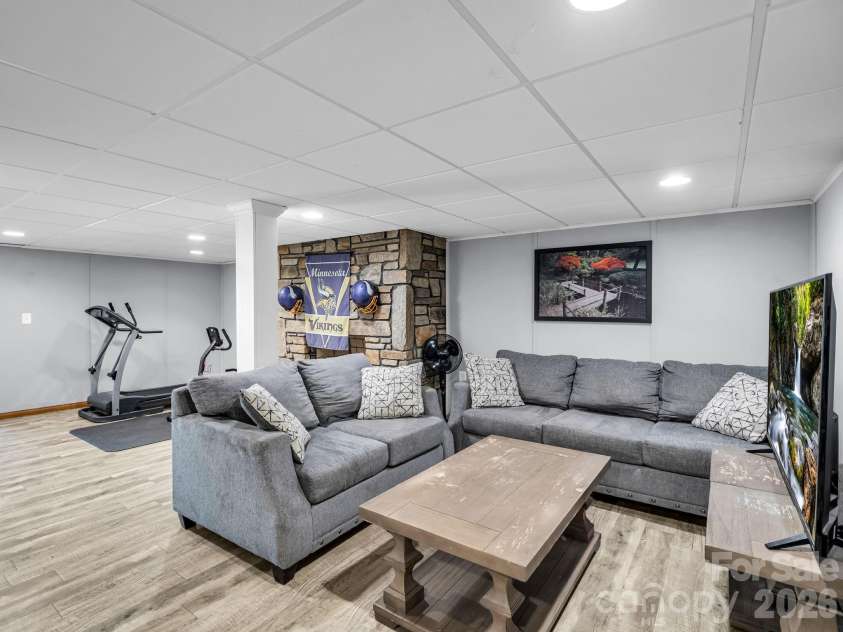 215 Hillcrest Drive, Columbus, NC 28722.  MLS# CAR4424908, YatesRealty ID 52075. Basement