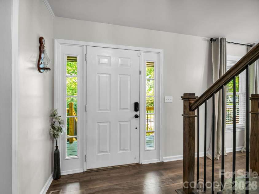 215 Hillcrest Drive, Columbus, NC 28722.  MLS# CAR4424908, YatesRealty ID 52075. Bright entry