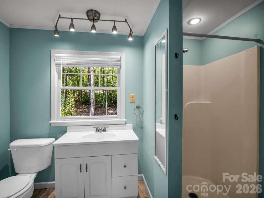 215 Hillcrest Drive, Columbus, NC 28722.  MLS# CAR4424908, YatesRealty ID 52075. Full bath in pool house