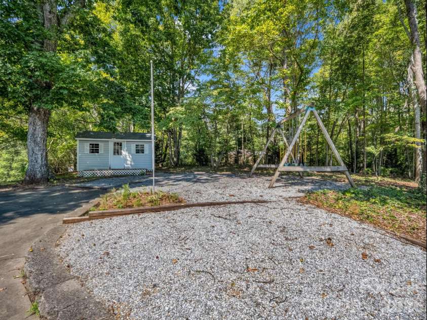 215 Hillcrest Drive, Columbus, NC 28722.  MLS# CAR4424908, YatesRealty ID 52075. Storage shed