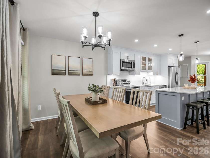 215 Hillcrest Drive, Columbus, NC 28722.  MLS# CAR4424908, YatesRealty ID 52075. Updated kitchen and dining