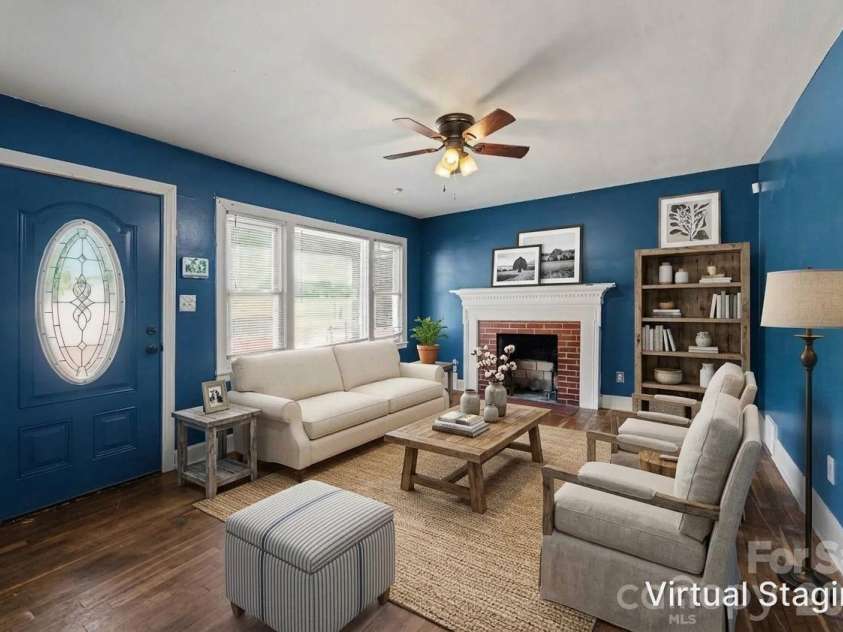 4412 Reidsville Road, Winston Salem, NC 27101.  MLS# CAR4418669, YatesRealty ID 52083. Virtually Staged
