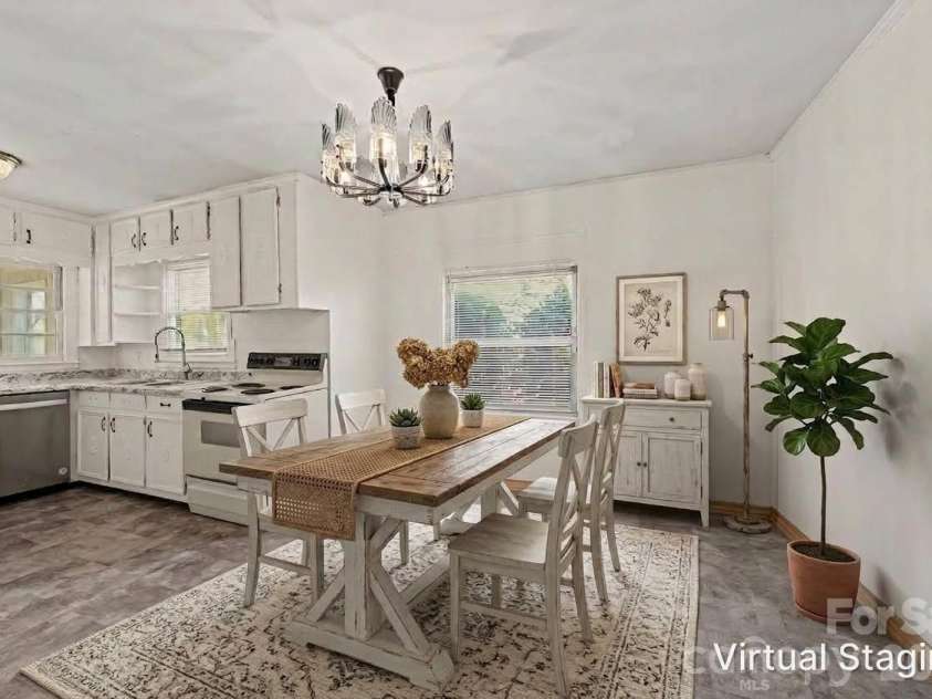 4412 Reidsville Road, Winston Salem, NC 27101.  MLS# CAR4418669, YatesRealty ID 52083. Virtually Staged
