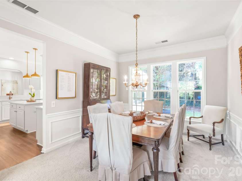7606 Dinniston Drive, Huntersville, NC 28078.  MLS# CAR4422908, YatesRealty ID 52090. Dining Room