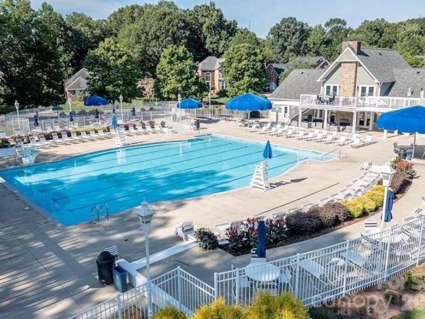 7606 Dinniston Drive, Huntersville, NC 28078.  MLS# CAR4422908, YatesRealty ID 52090. Pool