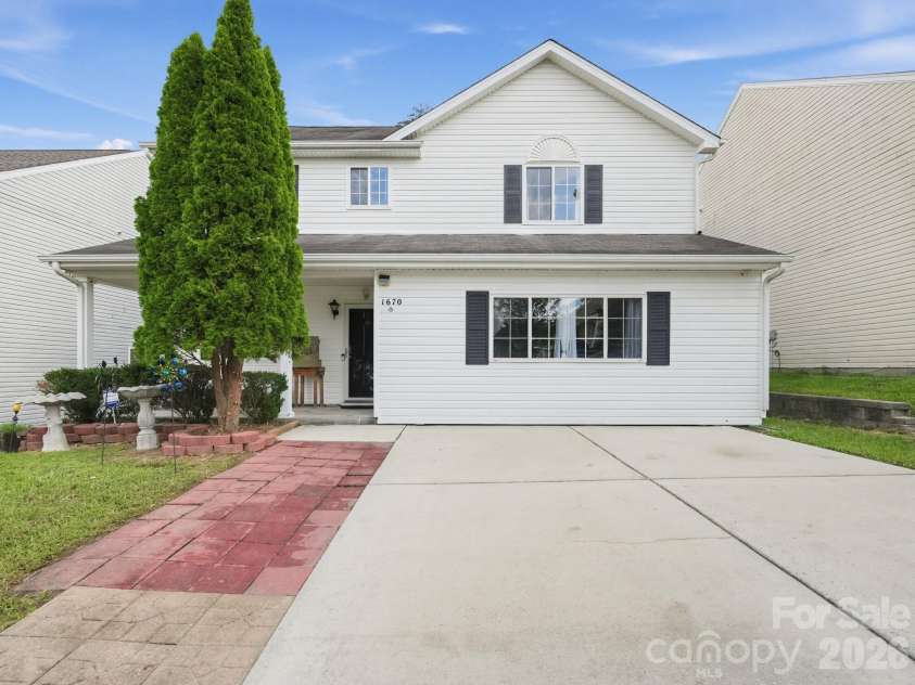 1670 Coryton Way, High Point, NC 27260.  MLS# CAR4425744, YatesRealty ID 52096. Front of Property