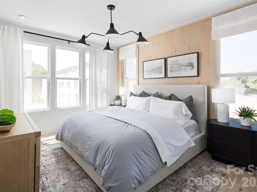 1420 Hamilton Street, Charlotte, NC 28206.  MLS# CAR4426575, YatesRealty ID 52097. Owner's suite with custom lighting package and built-in closet feature