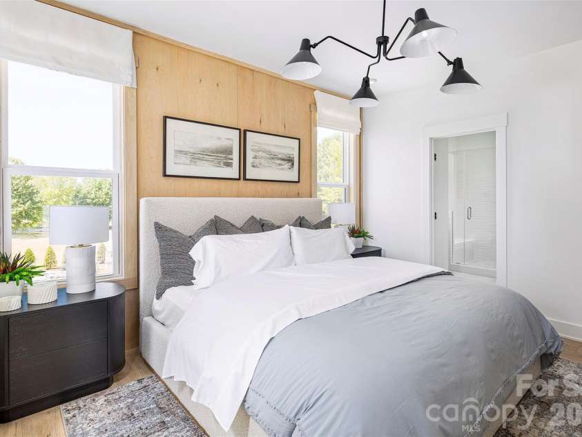 1420 Hamilton Street, Charlotte, NC 28206.  MLS# CAR4426575, YatesRealty ID 52097. Owner's suite with custom lighting package and built-in closet feature