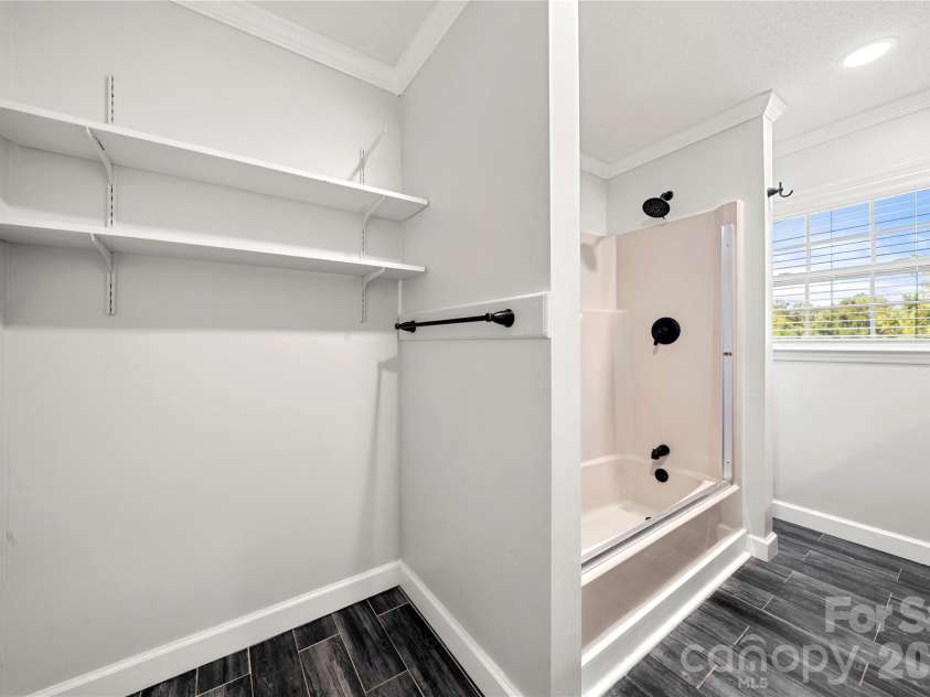 109 Woodside Avenue, Gastonia, NC 28054.  MLS# CAR4426139, YatesRealty ID 52105. Main level secondary bathroom - additional storage