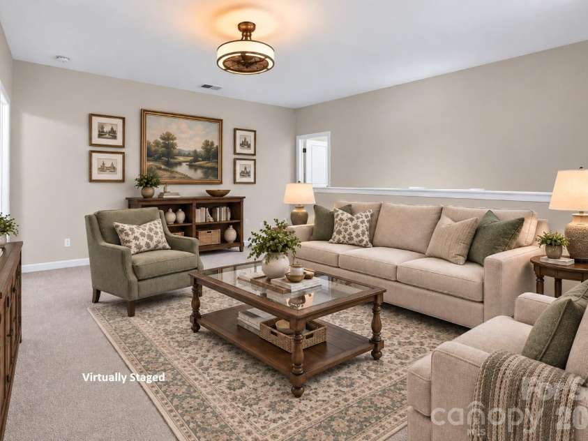 8504 Hope Run Court, Indian Land, SC 29707.  MLS# CAR4424754, YatesRealty ID 52110. Flexible floor plan: second floor loft virtually staged as a second living area.