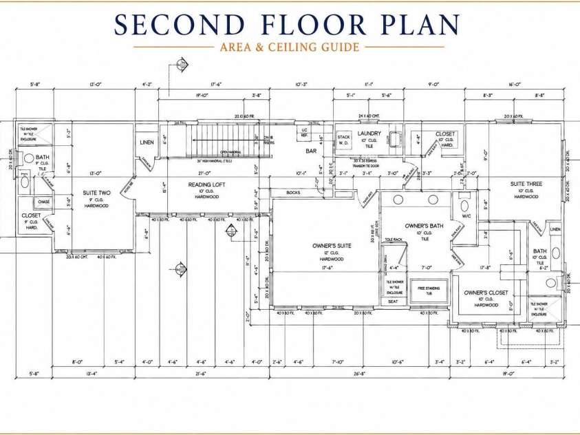 3100 Commonwealth Avenue, Charlotte, NC 28205.  MLS# CAR4410708, YatesRealty ID 52114. Architectural Floor Plans - 2nd Floor