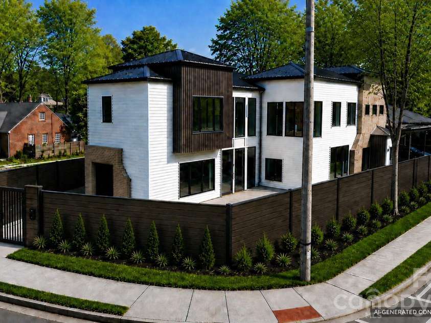 3100 Commonwealth Avenue, Charlotte, NC 28205.  MLS# CAR4410708, YatesRealty ID 52114. Exterior - Commonwealth Ave