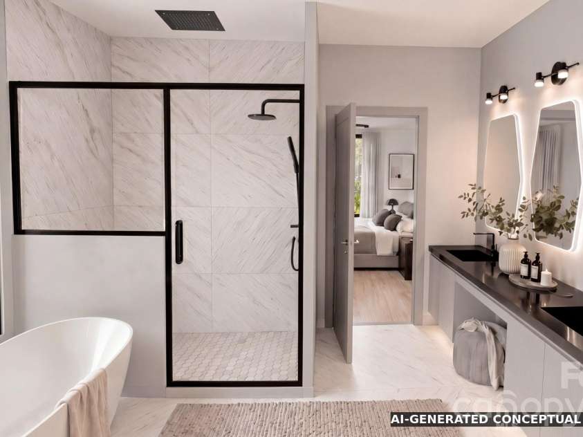 3100 Commonwealth Avenue, Charlotte, NC 28205.  MLS# CAR4410708, YatesRealty ID 52114. Owner's Bathroom