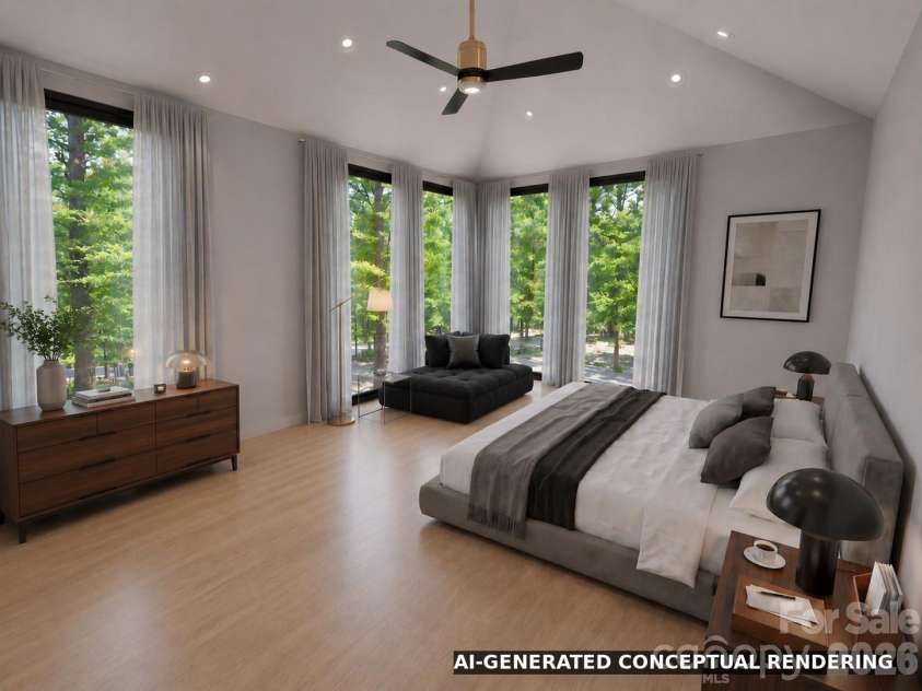 3100 Commonwealth Avenue, Charlotte, NC 28205.  MLS# CAR4410708, YatesRealty ID 52114. Owner's Bedroom