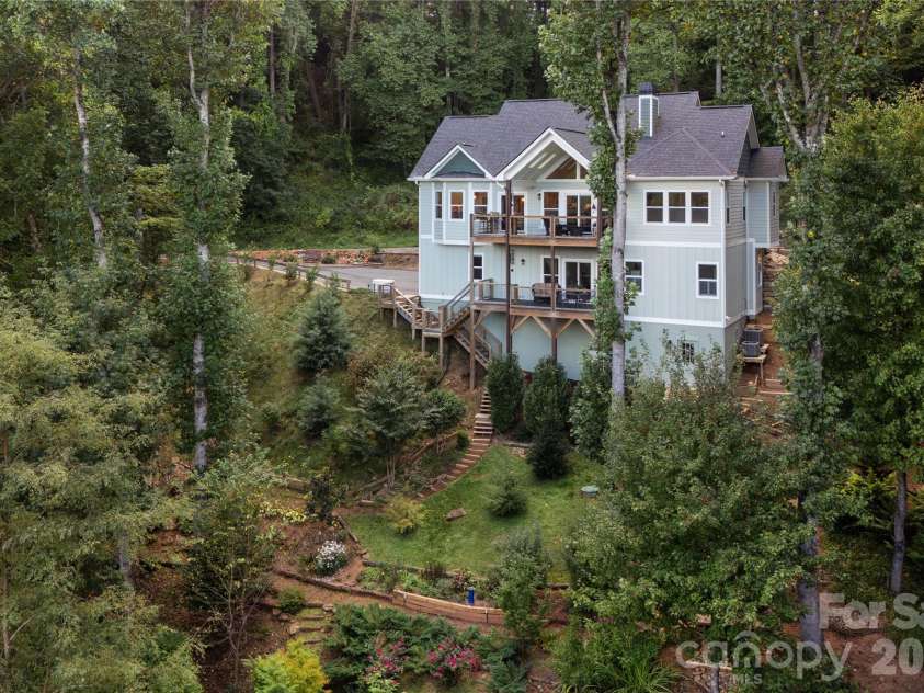 110 Quail Mountain Lane, Waynesville, NC 28786.  MLS# CAR4424241, YatesRealty ID 52123. Rear elevation