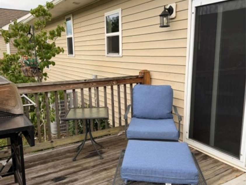 27 Day Lilly Court, Hendersonville, NC 28739.  MLS# CAR4426583, YatesRealty ID 52128. Back deck