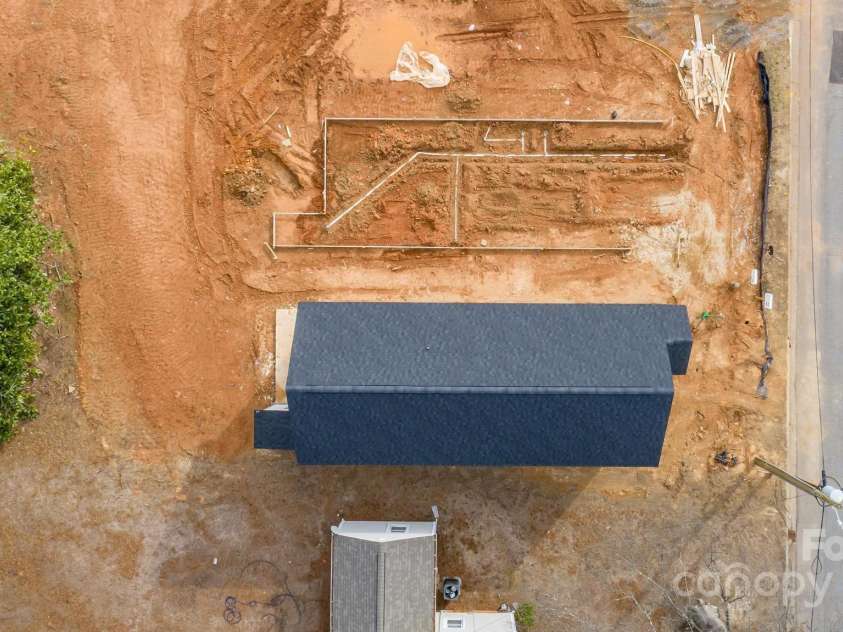 160 Sycamore Street, Mooresville, NC 28115.  MLS# CAR4227109, YatesRealty ID 5213. Aerial View Lot 2