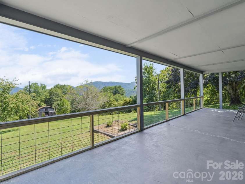 727 Lyda Road, Hendersonville, NC 28792.  MLS# CAR4426316, YatesRealty ID 52153. More views from porch