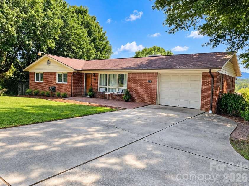 1270 Amherst Road, Morganton, NC 28655.  MLS# CAR4426860, YatesRealty ID 52175. Slightly Enhanced with Shrubbery