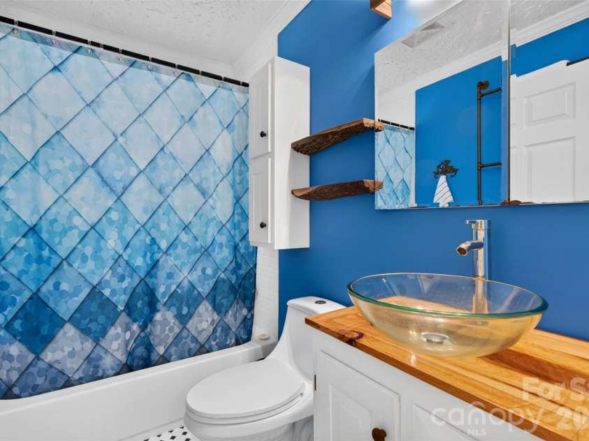 9 Good Neighbor Ridge, Weaverville, NC 28787.  MLS# CAR4424613, YatesRealty ID 52184. Main hall bath