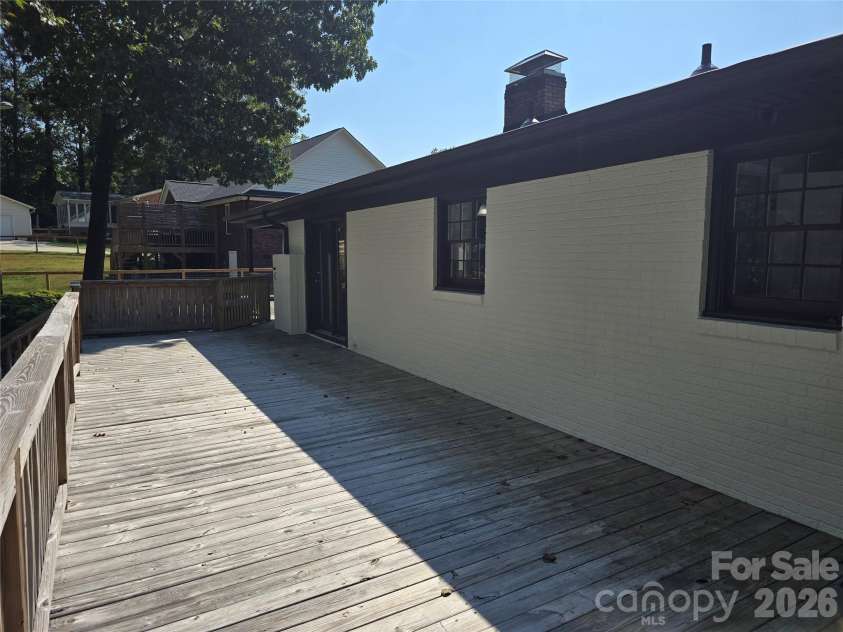506 Pine Street, Landis, NC 28088.  MLS# CAR4426832, YatesRealty ID 52228. Back Deck