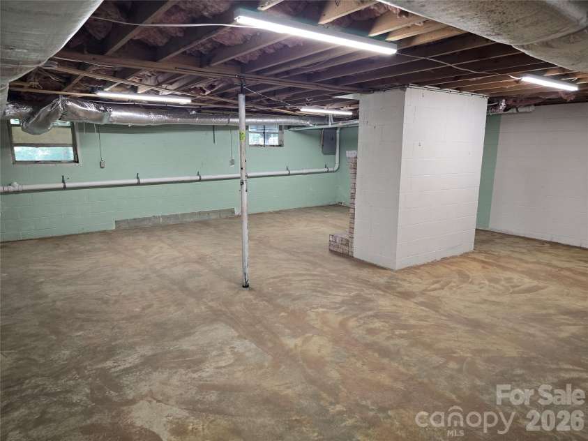 506 Pine Street, Landis, NC 28088.  MLS# CAR4426832, YatesRealty ID 52228. Basement