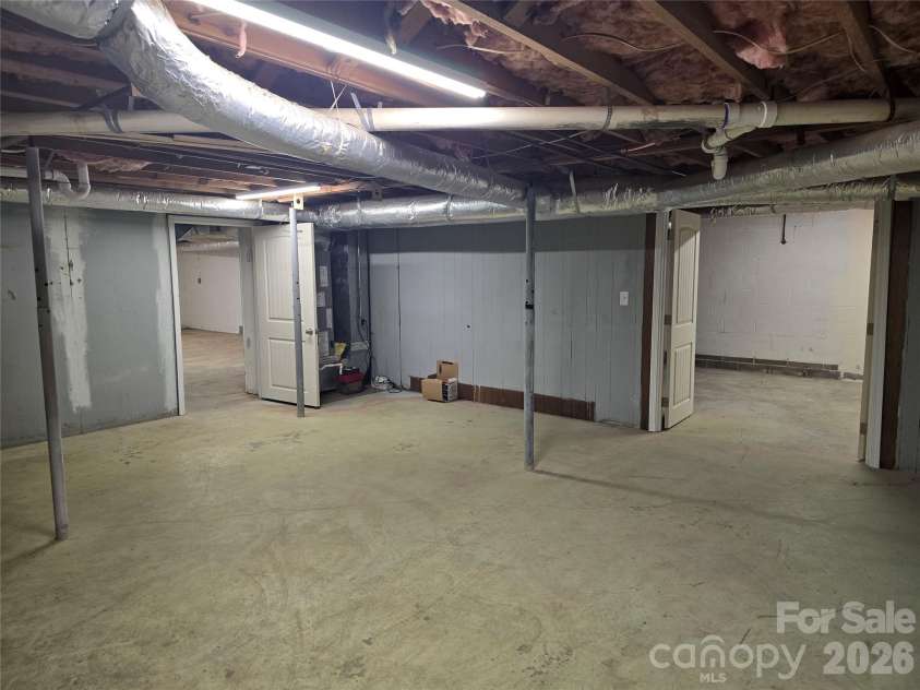 506 Pine Street, Landis, NC 28088.  MLS# CAR4426832, YatesRealty ID 52228. Basement