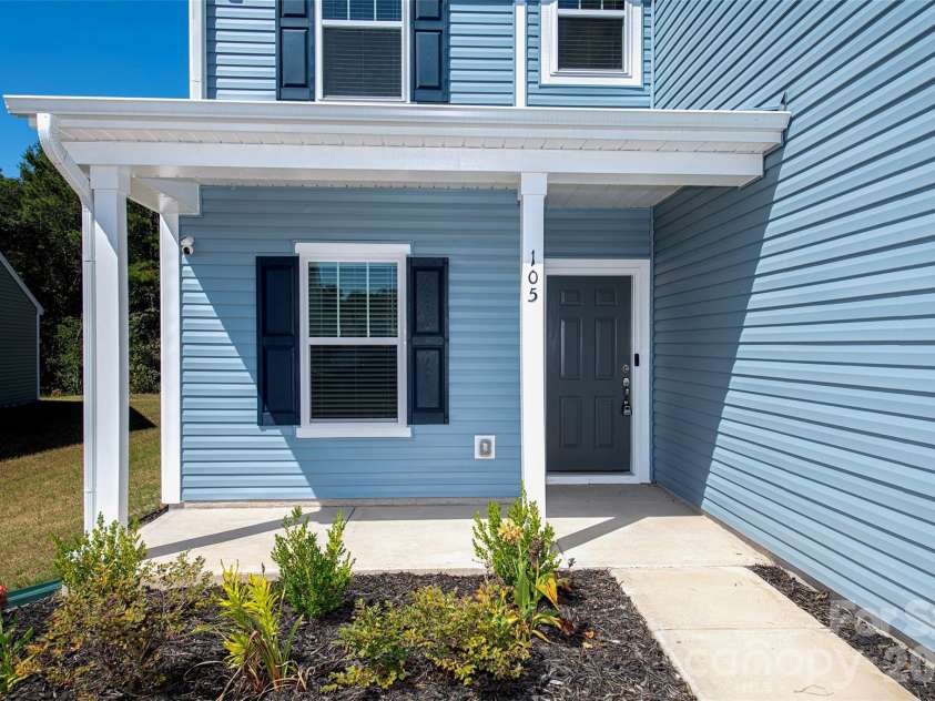 105 Charleston Gray Way, Pageland, SC 29728.  MLS# CAR4426409, YatesRealty ID 52233. Front Porch